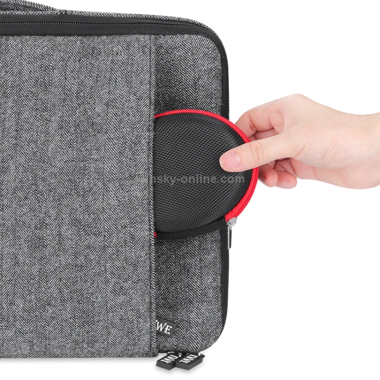 2 in1 Multifunctional Storage Bag Earphone Watch Storage Bag Mobile Phone Holder (Black)