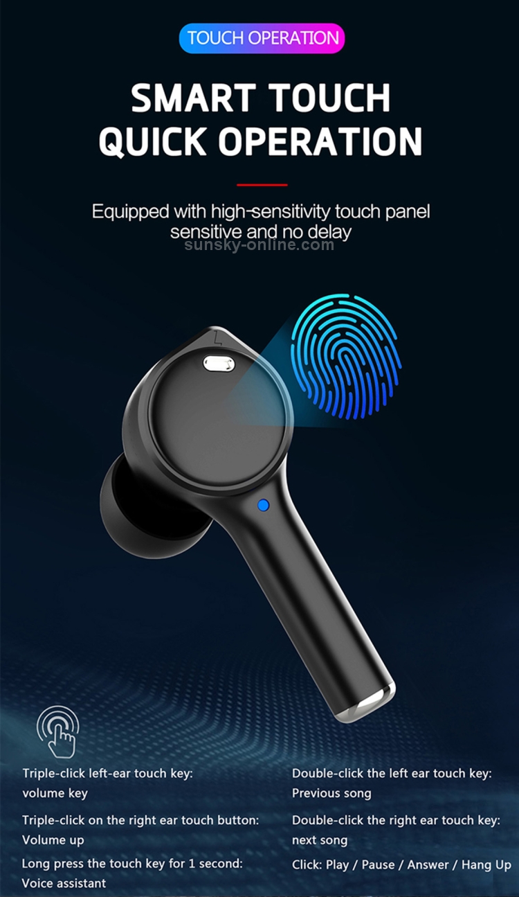 HAMTOD A2 TWS Bluetooth 5.0 Wireless Active Noise Cancelling Earphone(White) HAMTOD A2 TWS Bluetooth 5.0 Wireless Active Noise Cancelling Earphone(White)