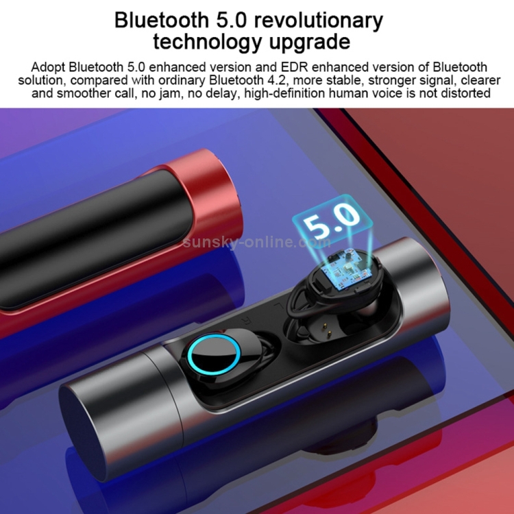 TWS-X8 IPX7 Waterproof Wireless Bluetooth 5.0 Stereo Earphone with 1000mAh Charging Bin TWS-X8 IPX7 Waterproof Wireless Bluetooth 5.0 Stereo Earphone with 1000mAh Charging Bin