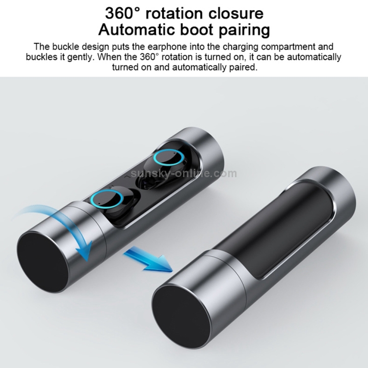 TWS-X8 IPX7 Waterproof Wireless Bluetooth 5.0 Stereo Earphone with 1000mAh Charging Bin TWS-X8 IPX7 Waterproof Wireless Bluetooth 5.0 Stereo Earphone with 1000mAh Charging Bin