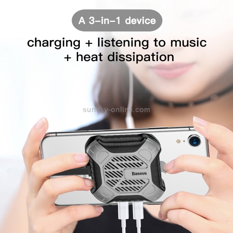 Baseus X Police Audio Radiator, Support Fast Charging(Tarnish) Baseus X Police Audio Radiator, Support Fast Charging(Tarnish)
