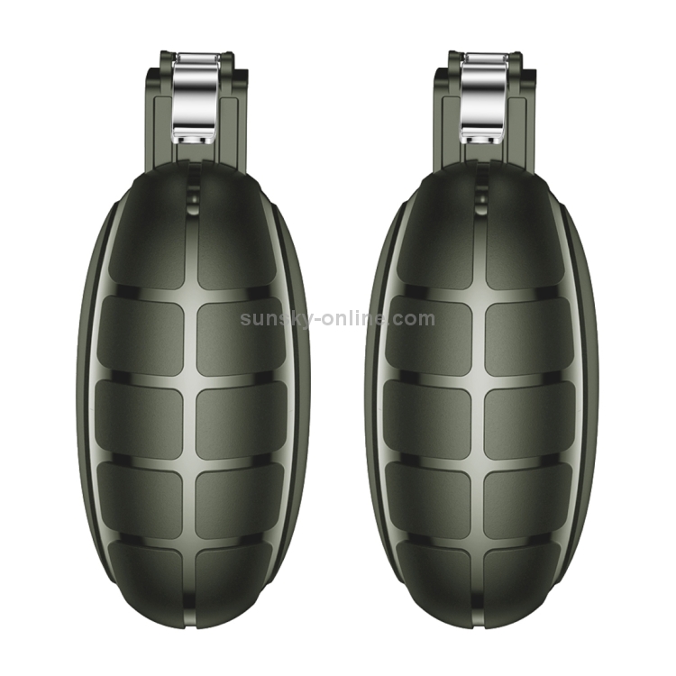 2 PCS Baseus Winner Chicken Dinner Grenade Shaped Gamepad(Army Green) 2 PCS Baseus Winner Chicken Dinner Grenade Shaped Gamepad(Army Green)