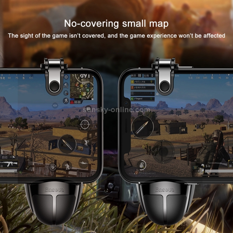 2 PCS Baseus Winner Chicken Dinner Grenade Shaped Gamepad(Army Green) 2 PCS Baseus Winner Chicken Dinner Grenade Shaped Gamepad(Army Green)