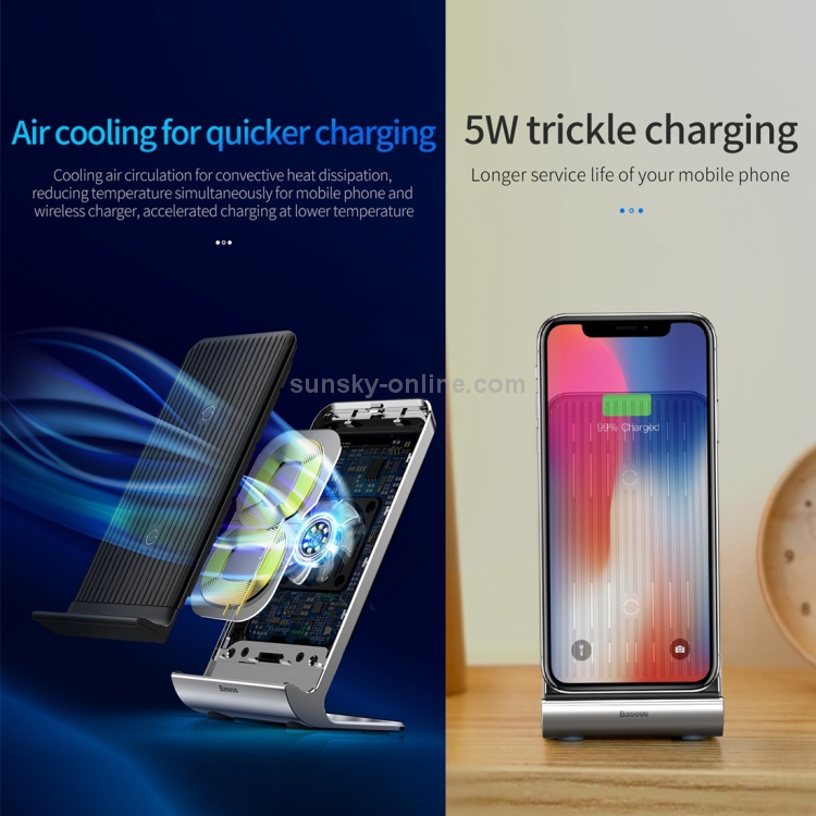Baseus Vertical Smart Fast Wireless Charging(Black) Baseus Vertical Smart Fast Wireless Charging(Black)