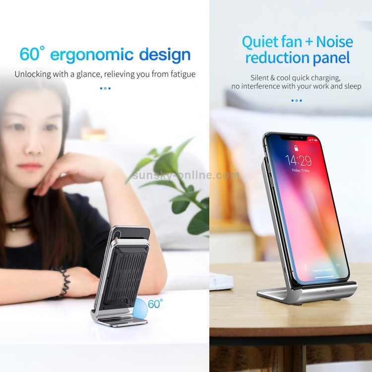 Baseus Vertical Smart Fast Wireless Charging(Black) Baseus Vertical Smart Fast Wireless Charging(Black)