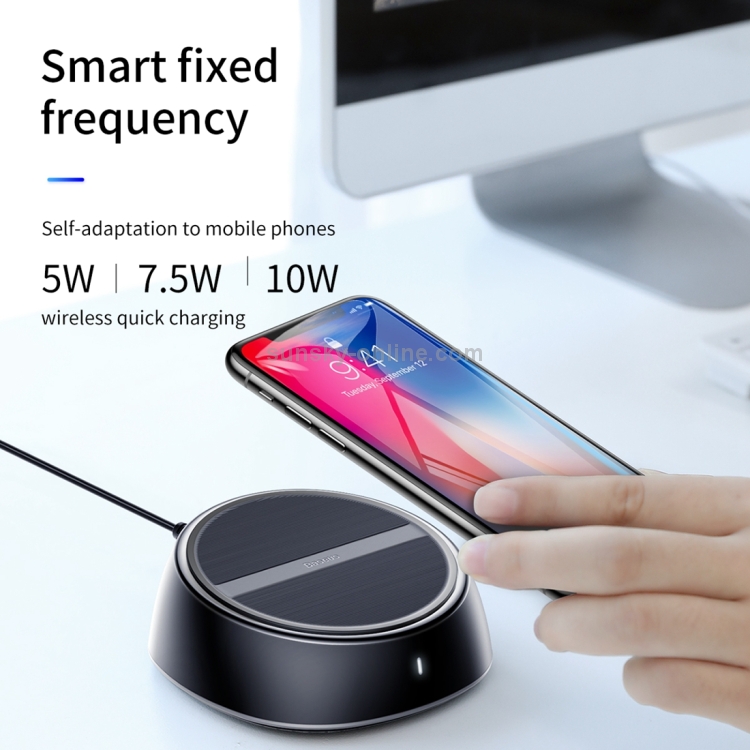 Baseus 2 in 1 9V 3.4A 3 USB Ports Small Star Sky Wireless Fast Charger(Black) Baseus 2 in 1 9V 3.4A 3 USB Ports Small Star Sky Wireless Fast Charger(Black)