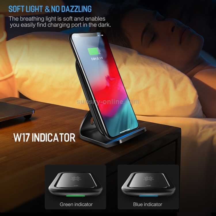 ROCK W17 Wireless Charger Stand with Cooling Fan ROCK W17 Wireless Charger Stand with Cooling Fan