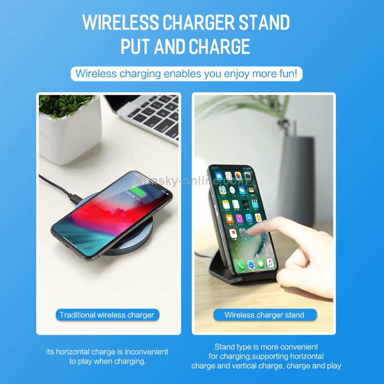 ROCK W17 Wireless Charger Stand with Cooling Fan ROCK W17 Wireless Charger Stand with Cooling Fan