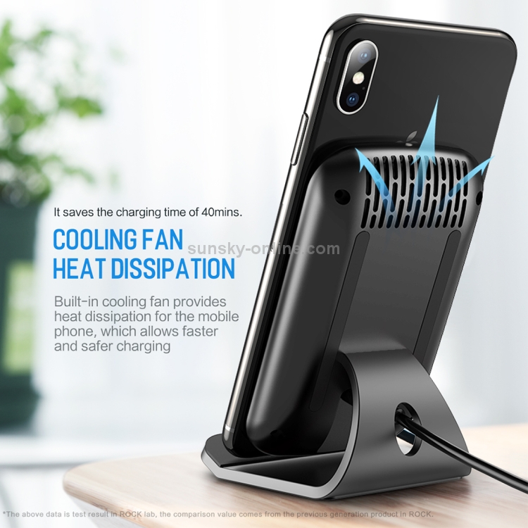 ROCK W17 Wireless Charger Stand with Cooling Fan ROCK W17 Wireless Charger Stand with Cooling Fan