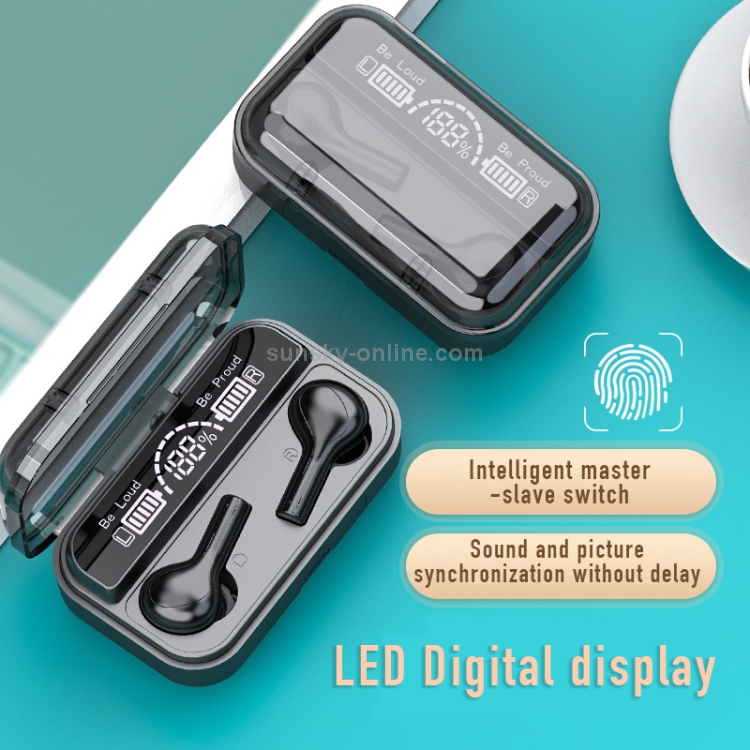 278 TWS External Noise Cancelling Touch Bluetooth Earphone with Charging Box, Support Three-screen Battery Display & Power Bank & Call & Voice Assistant(White) 278 TWS External Noise Cancelling Touch Bluetooth Earphone with Charging Box, Support Three-screen Battery Display & Power Bank & Call & Voice Assistant(White)