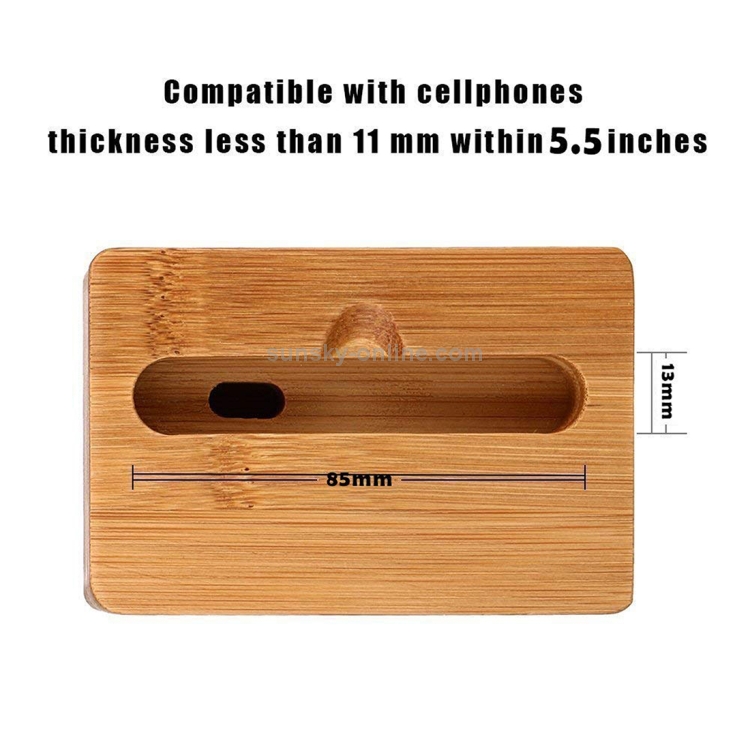 HQ-J101 Universal Bamboo Phone Desktop Stand Holder for Smart Phones within 5.5 inches HQ-J101 Universal Bamboo Phone Desktop Stand Holder for Smart Phones within 5.5 inches