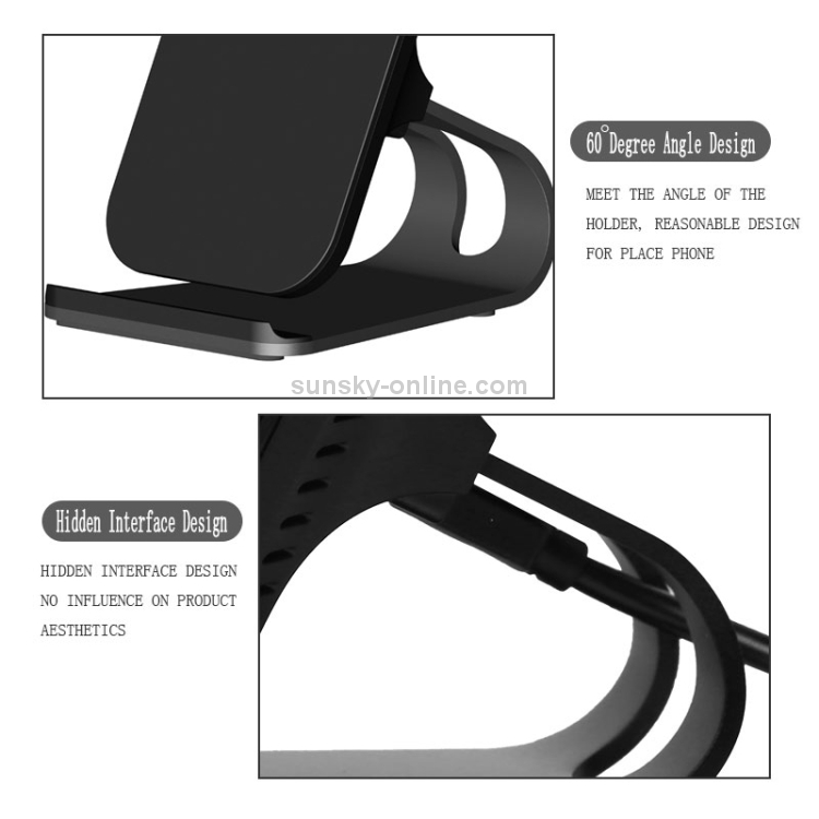 HQ-W8 10W Aluminum Alloy Qi Standard Wireless Mobile Phone Charging Stand Charger HQ-W8 10W Aluminum Alloy Qi Standard Wireless Mobile Phone Charging Stand Charger