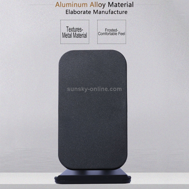 HQ-W8 10W Aluminum Alloy Qi Standard Wireless Mobile Phone Charging Stand Charger HQ-W8 10W Aluminum Alloy Qi Standard Wireless Mobile Phone Charging Stand Charger