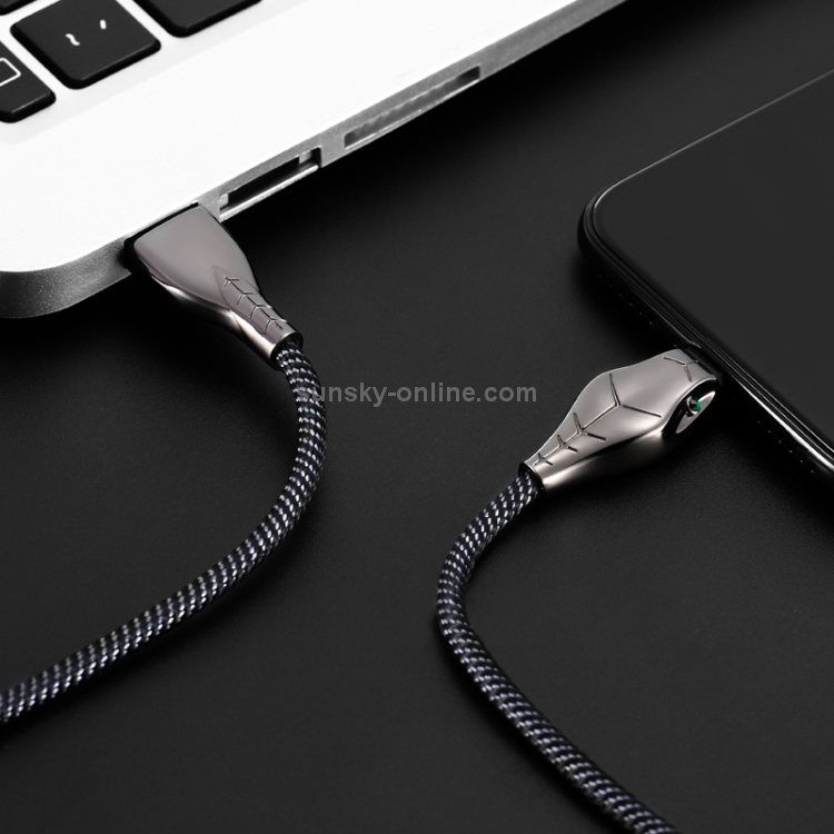 Benks 1.2m 3A USB to 8 Pin Magic Snake Fast Charging & Data Cable Benks 1.2m 3A USB to 8 Pin Magic Snake Fast Charging & Data Cable