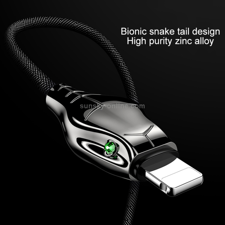 Benks 1.2m 3A USB to 8 Pin Magic Snake Fast Charging & Data Cable Benks 1.2m 3A USB to 8 Pin Magic Snake Fast Charging & Data Cable
