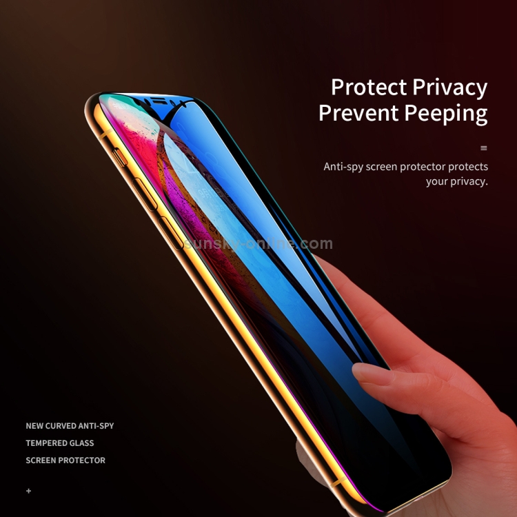 For iPhone X / XS ROCK 9H 0.3mm HD Curved Anti-glare Full Screen Tempered Glass Film (Black) For iPhone X / XS ROCK 9H 0.3mm HD Curved Anti-glare Full Screen Tempered Glass Film (Black)
