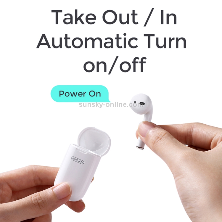 JOYROOM JR-SP1 Single Bluetooth 5.0 TWS Headset with Wireless Charging Box(White) JOYROOM JR-SP1 Single Bluetooth 5.0 TWS Headset with Wireless Charging Box(White)
