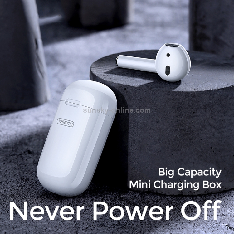 JOYROOM JR-SP1 Single Bluetooth 5.0 TWS Headset with Wireless Charging Box(White) JOYROOM JR-SP1 Single Bluetooth 5.0 TWS Headset with Wireless Charging Box(White)