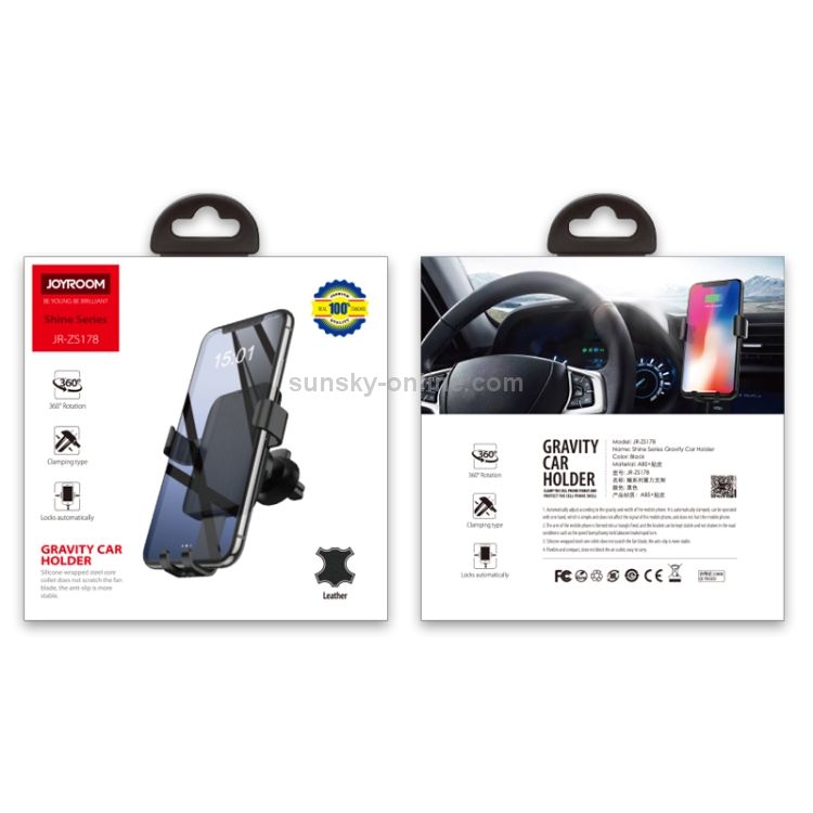JOYROOM JR-ZS178 Gravity Car Mount Phone Holder JOYROOM JR-ZS178 Gravity Car Mount Phone Holder