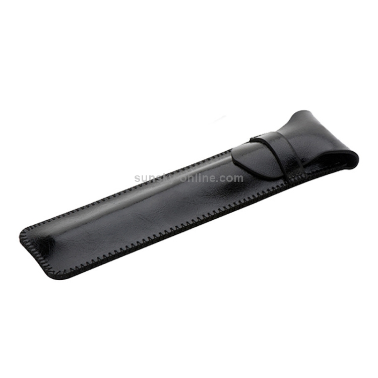 HQ21 Crazy Horse Texture Apple Pencil Plug-in Estuche protector capacitivo para lápiz para iPad Pro, con estuche para lápiz (negro) - 2