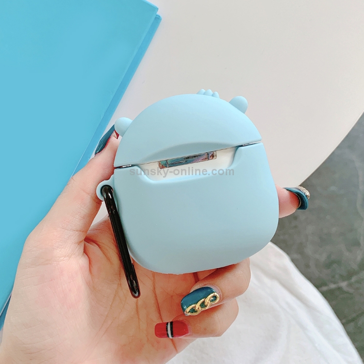 For AirPods Pro Cup Penguin Shape Earphone Protective Case with Hook For AirPods Pro Cup Penguin Shape Earphone Protective Case with Hook