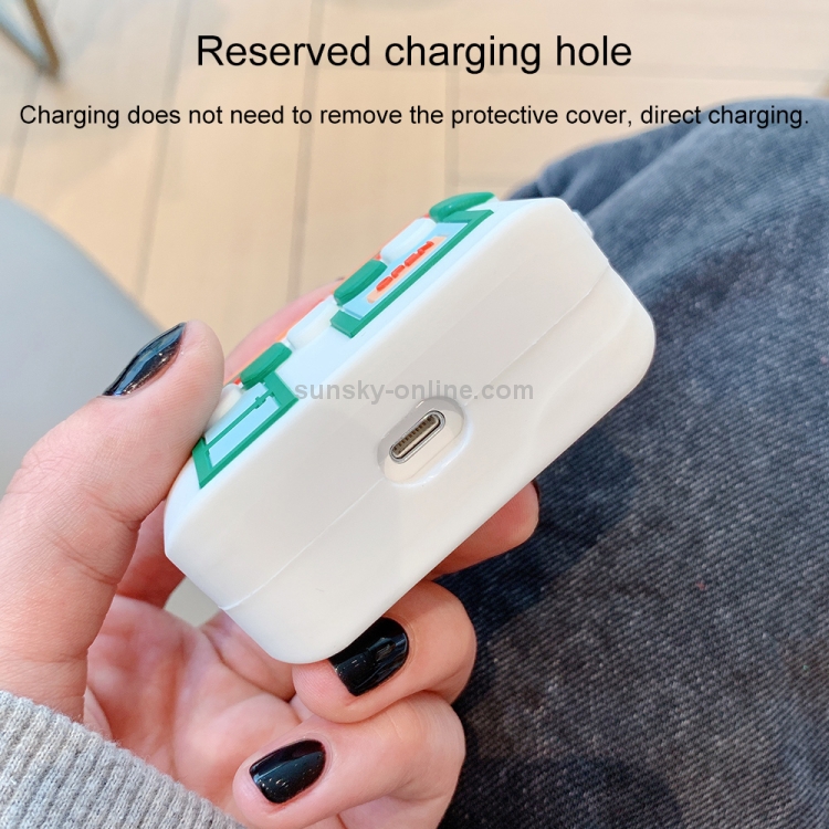 For AirPods Pro Convenience Store Shape Earphone Protective Case with Hook For AirPods Pro Convenience Store Shape Earphone Protective Case with Hook