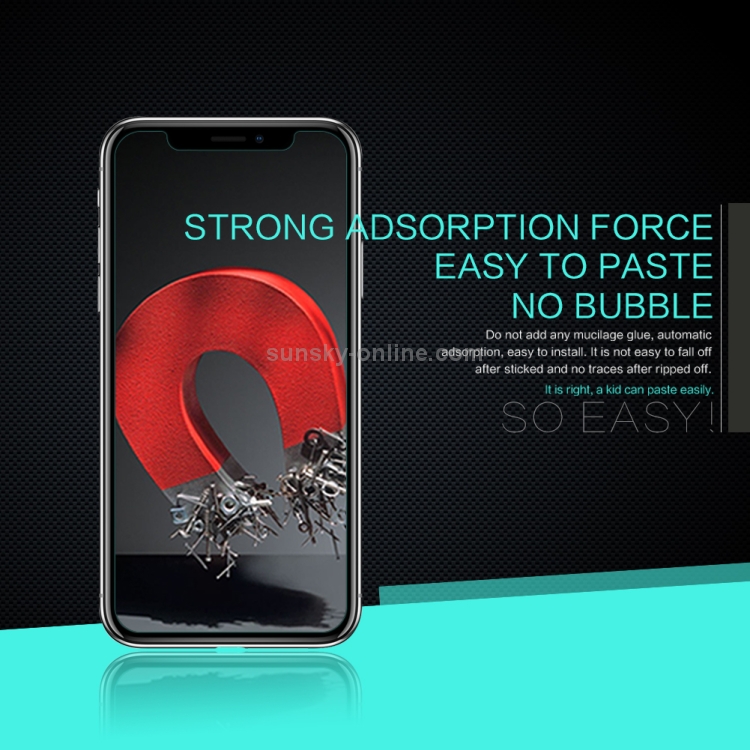 For iPhone 11 Pro / XS / X NILLKIN H+ 0.3mm 9H 2.5D Nano Anti-burst Tempered Glass Protective Film For iPhone 11 Pro / XS / X NILLKIN H+ 0.3mm 9H 2.5D Nano Anti-burst Tempered Glass Protective Film
