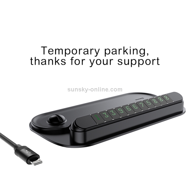 Baseus ACNUM-PM01 Horizon Silicone Parking Number Card Bracket Phone Holder Baseus ACNUM-PM01 Horizon Silicone Parking Number Card Bracket Phone Holder