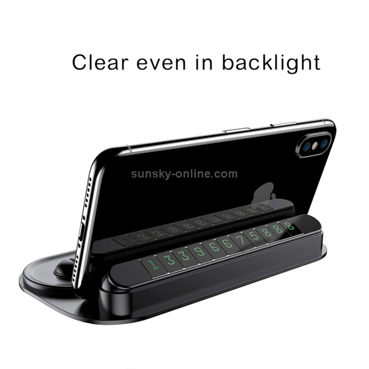 Baseus ACNUM-PM01 Horizon Silicone Parking Number Card Bracket Phone Holder Baseus ACNUM-PM01 Horizon Silicone Parking Number Card Bracket Phone Holder