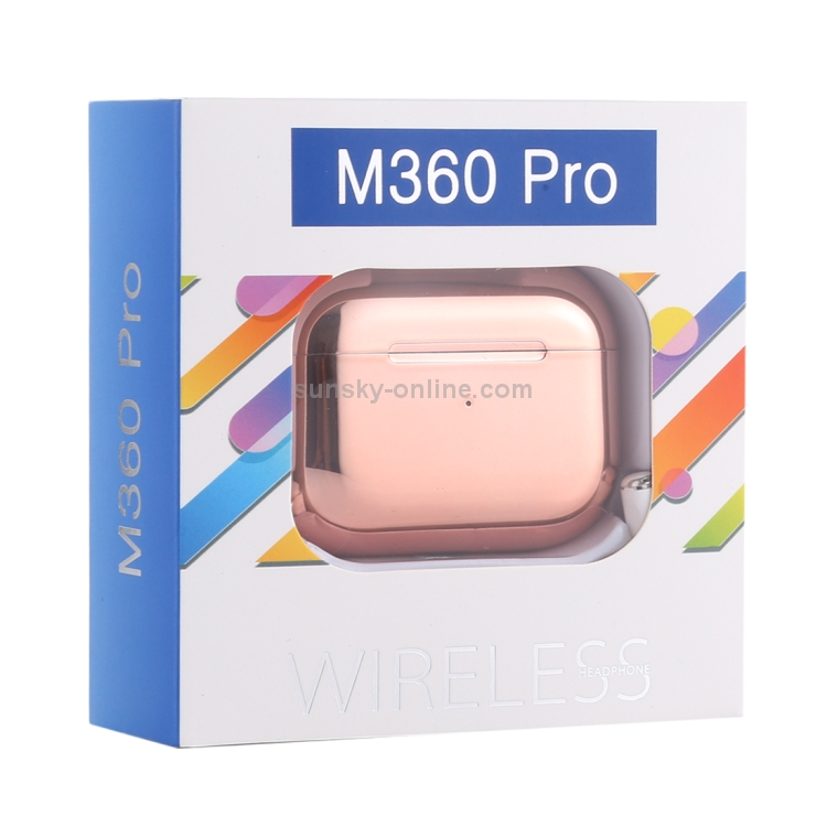 M360 Pro TWS Dual Ears Stereo Bluetooth 5.0 + EDR Music Headphone(Rose Gold) M360 Pro TWS Dual Ears Stereo Bluetooth 5.0 + EDR Music Headphone(Rose Gold)
