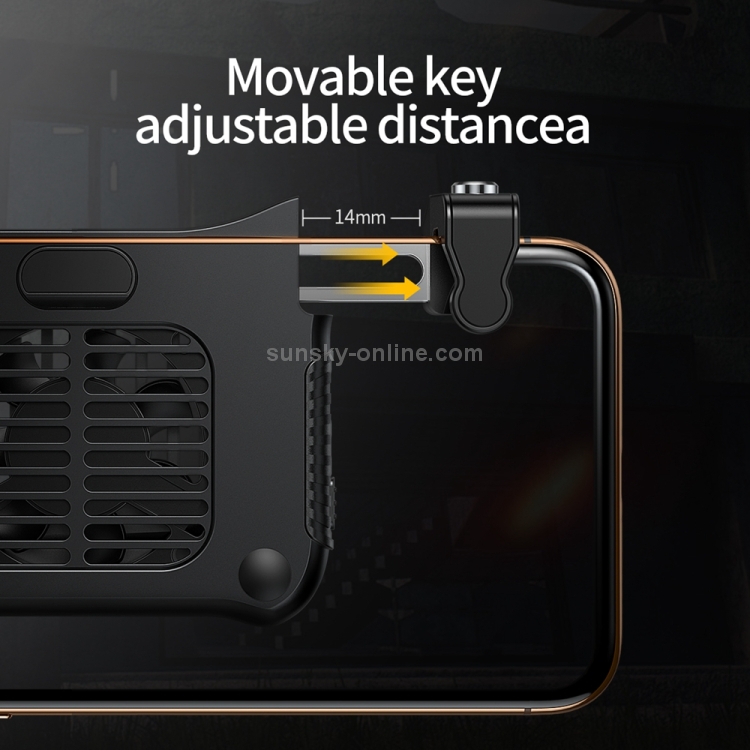Baseus SUCJLF-01 Chicken Dinner Mobile Phone Gaming Winner Cooling Heat Sink, Built-in Cooling Fan(Black) Baseus SUCJLF-01 Chicken Dinner Mobile Phone Gaming Winner Cooling Heat Sink, Built-in Cooling Fan(Black)