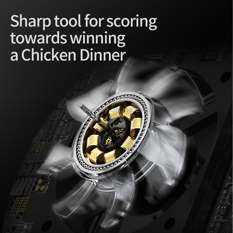 Baseus SUCJLF-01 Chicken Dinner Mobile Phone Gaming Winner Cooling Heat Sink, Built-in Cooling Fan(Black) Baseus SUCJLF-01 Chicken Dinner Mobile Phone Gaming Winner Cooling Heat Sink, Built-in Cooling Fan(Black)