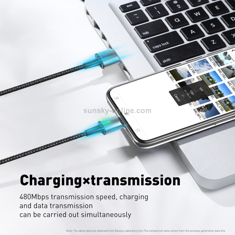 Baseus 1.5A 8 Pin to USB Zinc Magnetic Charging Cable, Length: 2m(Black) Baseus 1.5A 8 Pin to USB Zinc Magnetic Charging Cable, Length: 2m(Black)