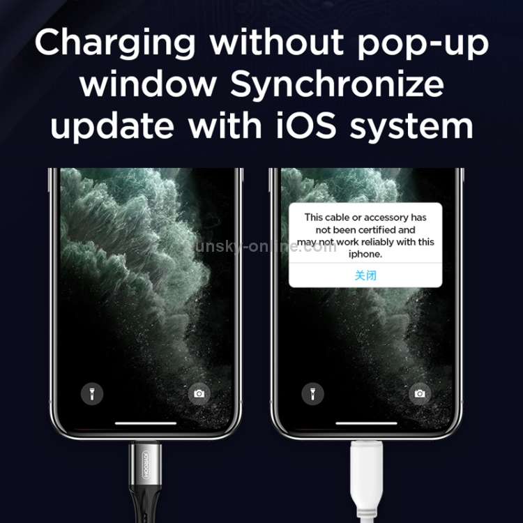 JOYROOM S-1530N1 N1 Series 1.5m 3A USB to 8 Pin Data Sync Charge Cable for iPhone, iPad (Black) JOYROOM S-1530N1 N1 Series 1.5m 3A USB to 8 Pin Data Sync Charge Cable for iPhone, iPad (Black)