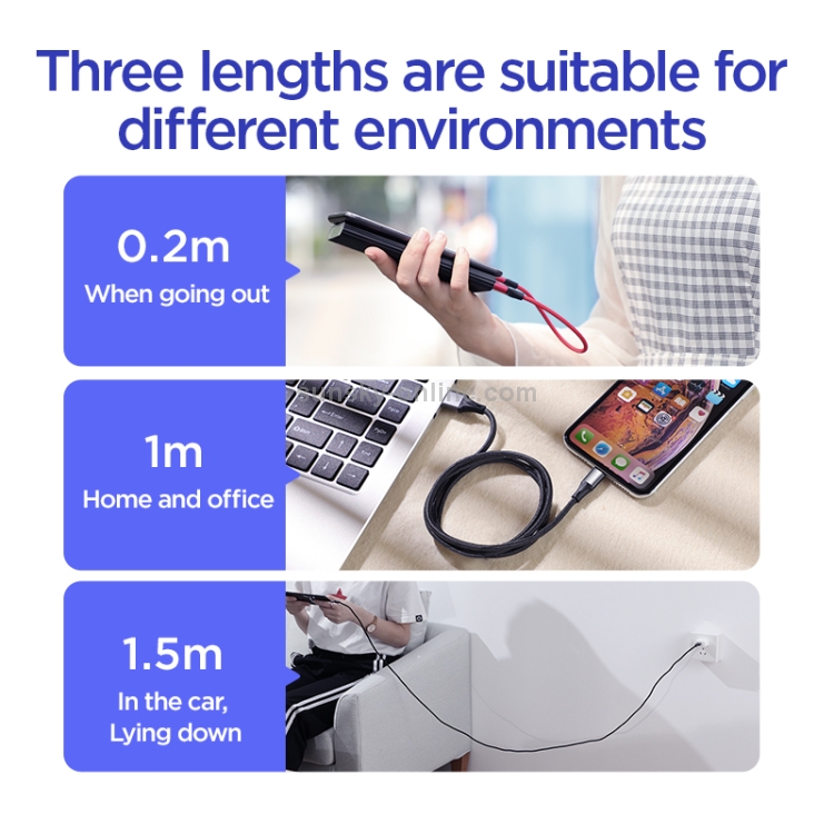 JOYROOM S-1530N1 N1 Series 1.5m 3A USB to 8 Pin Data Sync Charge Cable for iPhone, iPad (Black) JOYROOM S-1530N1 N1 Series 1.5m 3A USB to 8 Pin Data Sync Charge Cable for iPhone, iPad (Black)