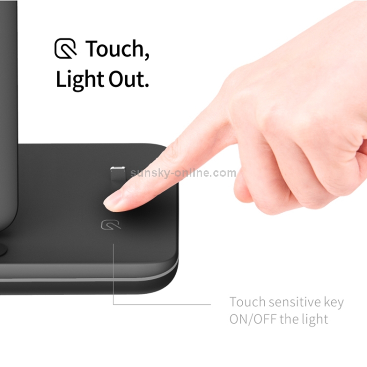 Z5 QI Vertical Magnetic Wireless Charger for Mobile Phones & Apple Watches & AirPods / Xiaomi Redmi AirDots, with Touch Ring Light (Black) Z5 QI Vertical Magnetic Wireless Charger for Mobile Phones & Apple Watches & AirPods / Xiaomi Redmi AirDots, with Touch Ring Light (Black)