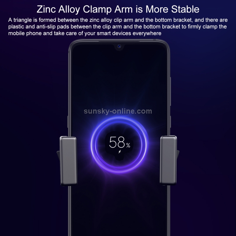 Original Xiaomi Youpin ZMI 20W Wireless Charging Car Bracket Set Version Original Xiaomi Youpin ZMI 20W Wireless Charging Car Bracket Set Version
