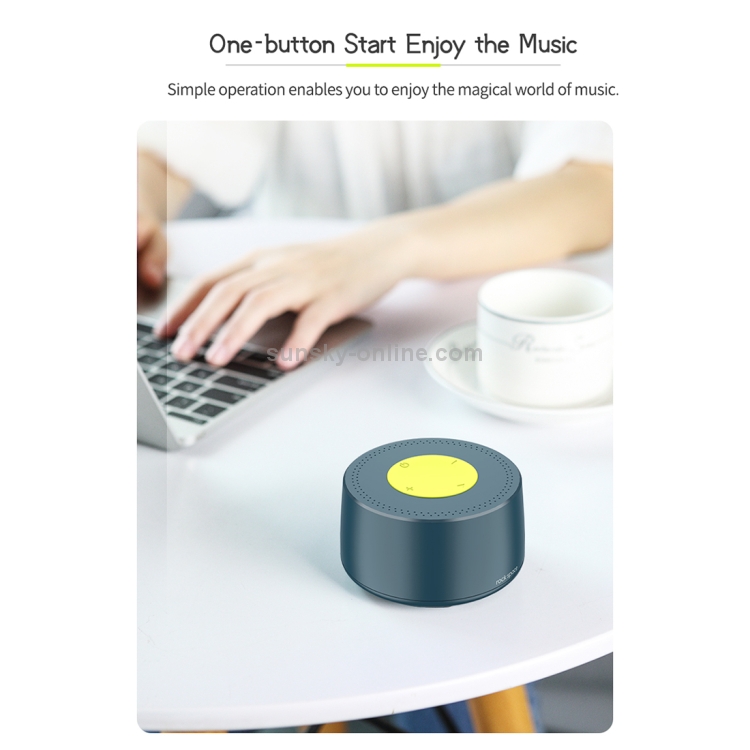 ROCK S23 Bluetooth 4.2 Portable Mini Bluetooth Speaker with Microphone (Blue) ROCK S23 Bluetooth 4.2 Portable Mini Bluetooth Speaker with Microphone (Blue)