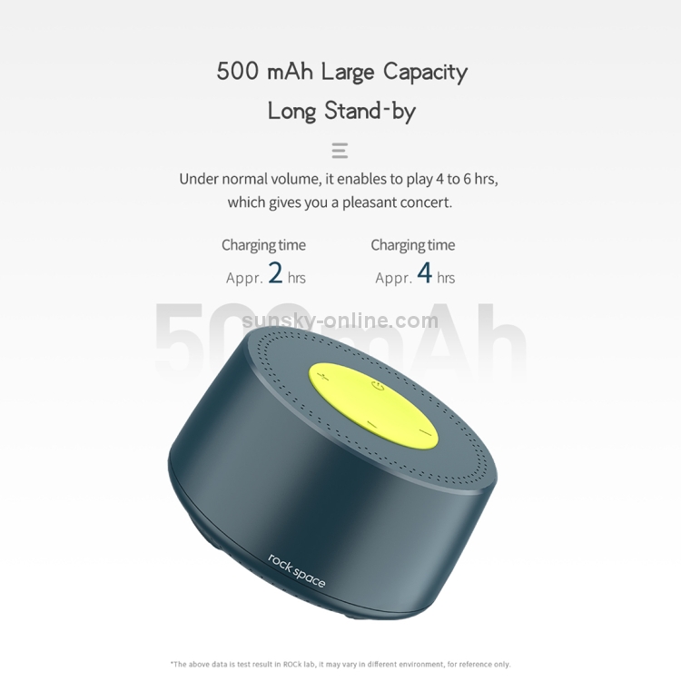 ROCK S23 Bluetooth 4.2 Portable Mini Bluetooth Speaker with Microphone (Blue) ROCK S23 Bluetooth 4.2 Portable Mini Bluetooth Speaker with Microphone (Blue)