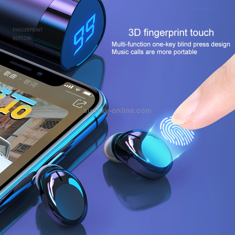 KONKA T6 TWS Pull-out Digital Display Silicone Mic Noise Reduction Bluetooth Earphone with Magnetic Charging Box, Support Touch (White) KONKA T6 TWS Pull-out Digital Display Silicone Mic Noise Reduction Bluetooth Earphone with Magnetic Charging Box, Support Touch (White)