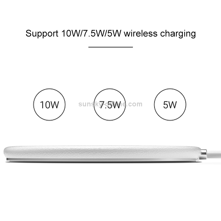 Meizu WP01 10W Round Wireless Charger for Wireless Charging Standard Devices, Length: 1m(White) Meizu WP01 10W Round Wireless Charger for Wireless Charging Standard Devices, Length: 1m(White)
