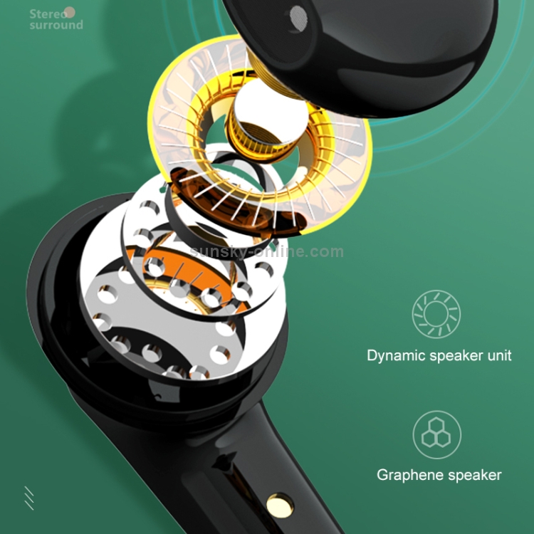 KONKA KT20 TWS Semi-in-ear Touch Bluetooth Earphone with Three-screen Battery Digital Display & Charging Box, Support Automatic Pairing (Black) KONKA KT20 TWS Semi-in-ear Touch Bluetooth Earphone with Three-screen Battery Digital Display & Charging Box, Support Automatic Pairing (Black)