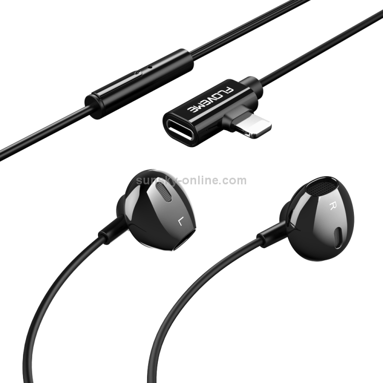 FLOVEME 8 Pin Interface In-Ear Charging & Listening Earphone, Not Support Voice Call, Support iOS 10 Above(Black) FLOVEME 8 Pin Interface In-Ear Charging & Listening Earphone, Not Support Voice Call, Support iOS 10 Above(Black)