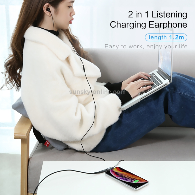 FLOVEME 8 Pin Interface In-Ear Charging & Listening Earphone, Not Support Voice Call, Support iOS 10 Above(Black) FLOVEME 8 Pin Interface In-Ear Charging & Listening Earphone, Not Support Voice Call, Support iOS 10 Above(Black)