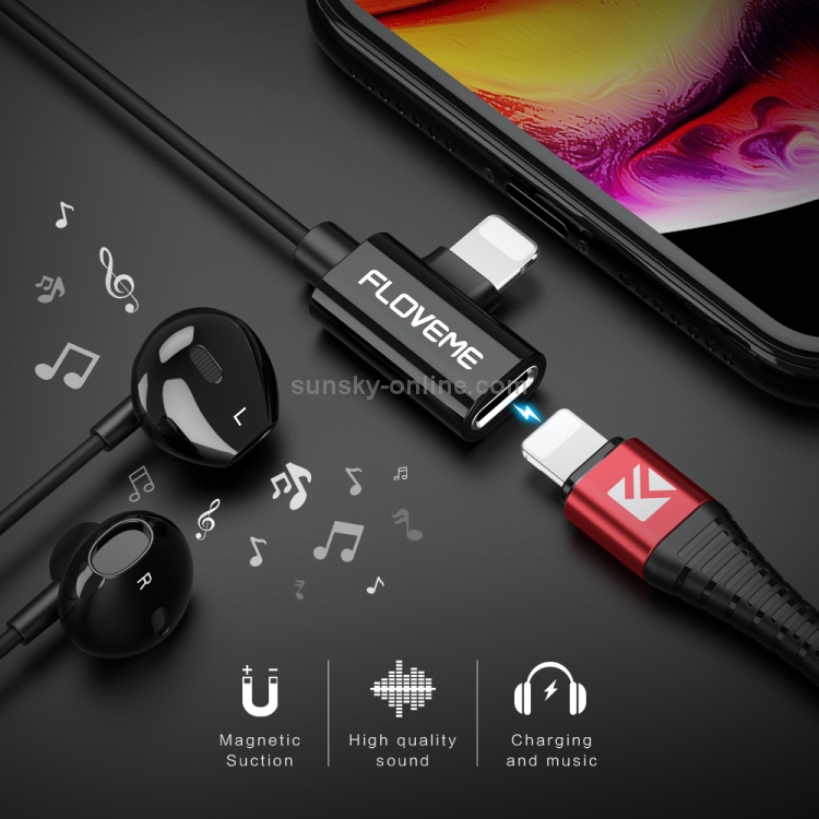 FLOVEME 8 Pin Interface In-Ear Charging & Listening Earphone, Not Support Voice Call, Support iOS 10 Above(Black) FLOVEME 8 Pin Interface In-Ear Charging & Listening Earphone, Not Support Voice Call, Support iOS 10 Above(Black)