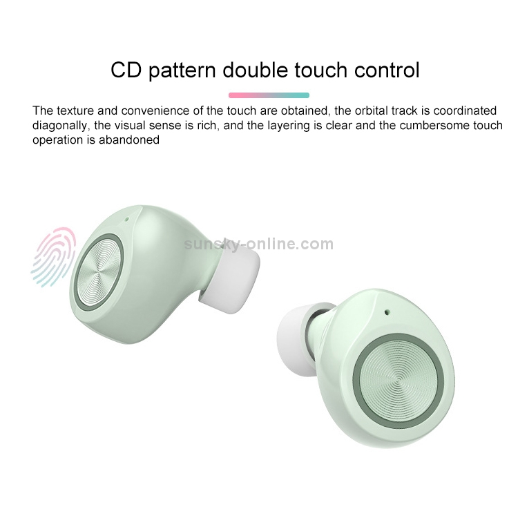 TW60 TWS Bluetooth 5.0 Touch Wireless Bluetooth Sports Earphone with Charging Box, Support Voice Assistant & Call(Pink) TW60 TWS Bluetooth 5.0 Touch Wireless Bluetooth Sports Earphone with Charging Box, Support Voice Assistant & Call(Pink)