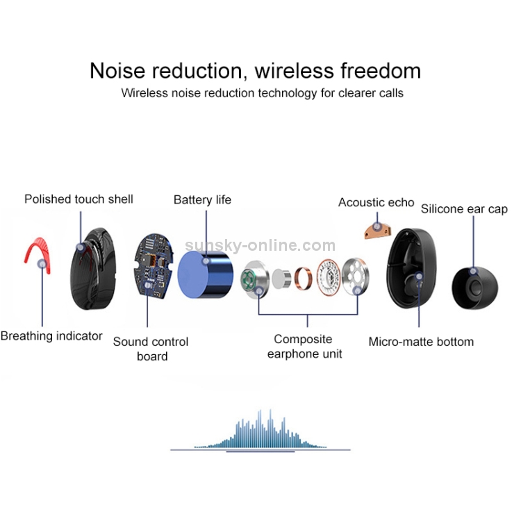 DFA8 TWS Bluetooth 5.0 Touch Sweatproof Wireless Bluetooth Sports Earphone with Charging Box, Support Siri & Call & Power Bank(Black) DFA8 TWS Bluetooth 5.0 Touch Sweatproof Wireless Bluetooth Sports Earphone with Charging Box, Support Siri & Call & Power Bank(Black)
