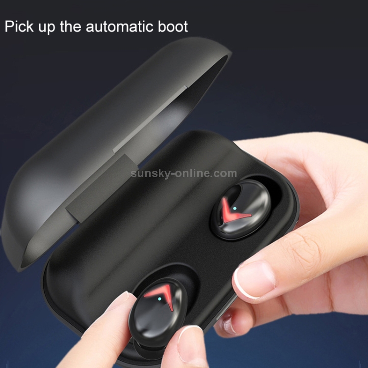 DFA8 TWS Bluetooth 5.0 Touch Sweatproof Wireless Bluetooth Sports Earphone with Charging Box, Support Siri & Call & Power Bank(Black) DFA8 TWS Bluetooth 5.0 Touch Sweatproof Wireless Bluetooth Sports Earphone with Charging Box, Support Siri & Call & Power Bank(Black)