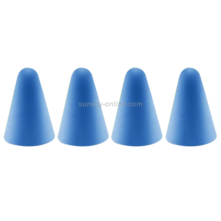 4 PCS Non-slip Mute Wear-resistant Nib Cover for Apple Pencil 1 / 2 (Dark Blue) 4 PCS Non-slip Mute Wear-resistant Nib Cover for Apple Pencil 1 / 2 (Dark Blue)