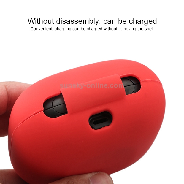Solid Color Silicone Wireless Bluetooth Earphone Protective Case for Beats Powerbeats Pro(Dark Blue) Solid Color Silicone Wireless Bluetooth Earphone Protective Case for Beats Powerbeats Pro(Dark Blue)